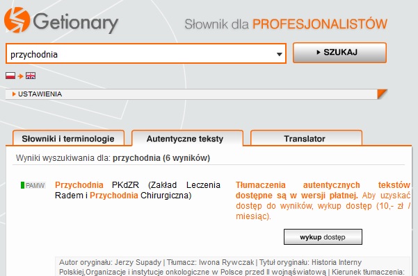 Słownik Getionary